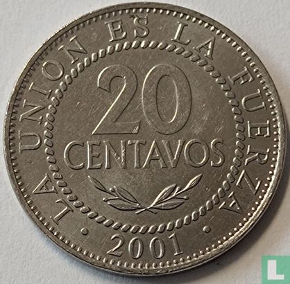 Bolivia 20 centavos 2001 - Afbeelding 1