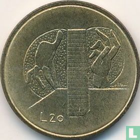 San Marino 20 lire 1976 - Image 2