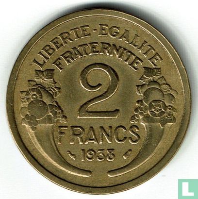 Frankrijk 2 francs 1938 - Afbeelding 1