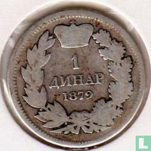 Serbia 1 dinar 1879 - Image 1