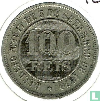 Brazil 100 réis 1886 - Image 2