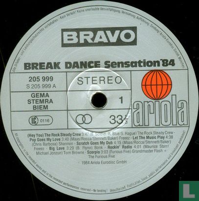 Bravo Break Dance Sensation '84 - Bild 3
