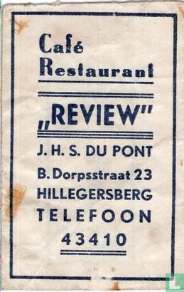 Cafe Restaurant "Review" - Afbeelding 1