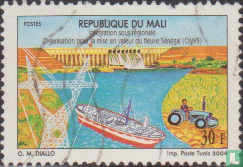 Integratie onder regionale organisatie voor de ontwikkeling van de rivier de Senegal
