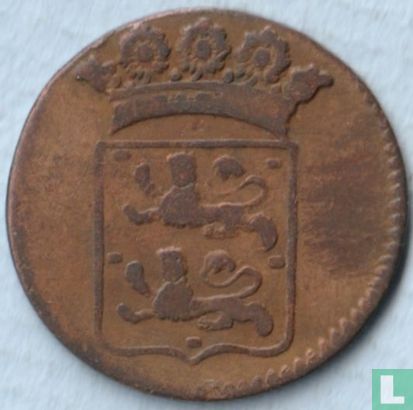 VOC 1 duit 1729 (West-Friesland) - Afbeelding 2