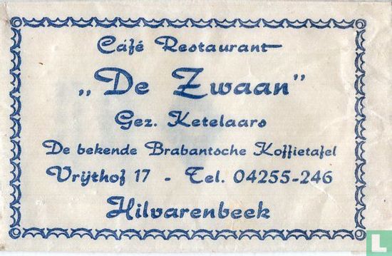 Café Restaurant "De Zwaan" - Afbeelding 1