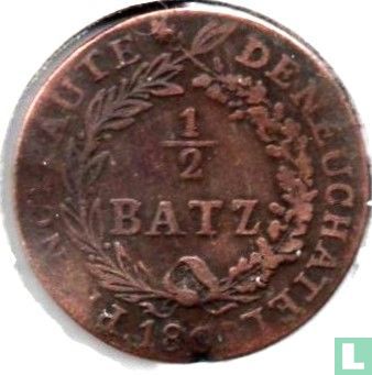 Neuchâtel ½ batzen 1809 - Image 1