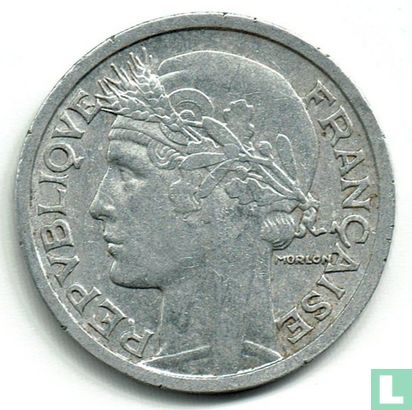 France 2 francs 1946 (avec B) - Image 2
