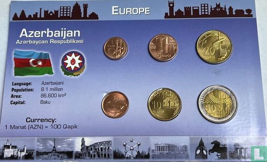 Azerbaïdjan combinaison set "Coins of the World" - Image 1