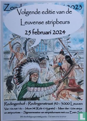 Volgende editie van de Leuvense stripbeurs 25 februari 2024