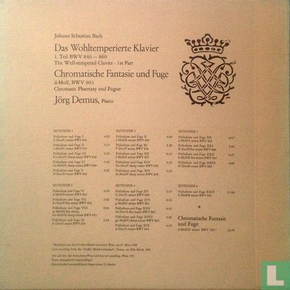 Das Wohltemperierte Klavier 1. Teil BWV 846-869 / Chromatische Fantasie und Fuge d-Moll BWV 903 - Image 2