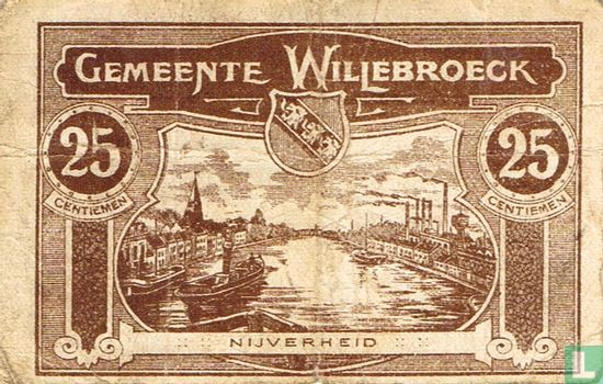 Willebroeck 25 centiemen 1918 - Afbeelding 2