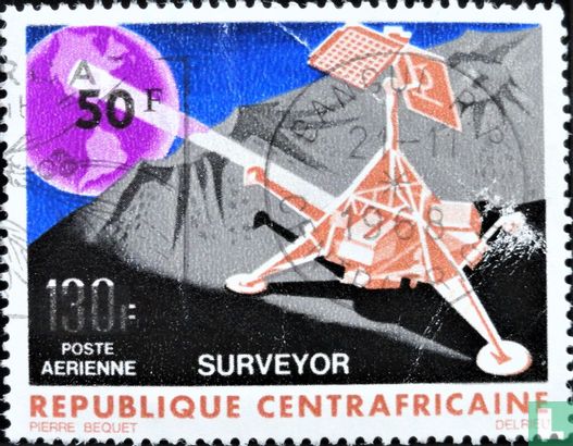 Moon travel with overprint
