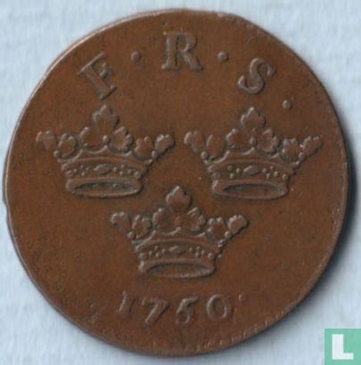 Sweden 1 öre K.M. 1750 - Image 1