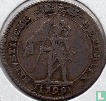 République helvétique 5 batzen 1799 (S) - Image 1