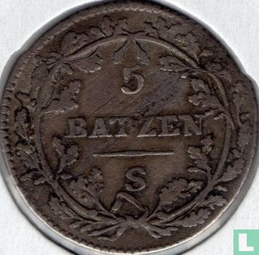 Helvetian Republic 5 batzen 1799 (S) - Image 2