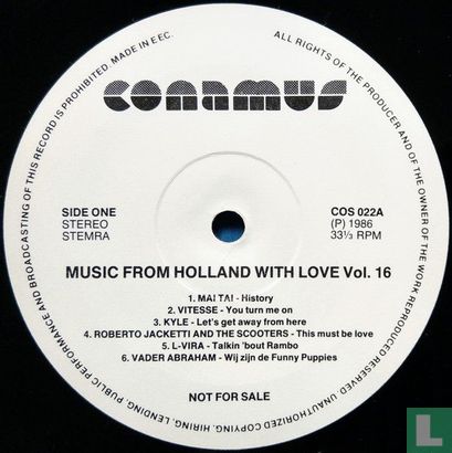 Music From Holland With Love Vol. 16 - Afbeelding 3