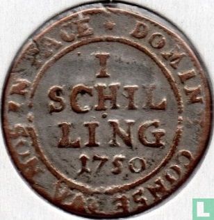 Zürich 1 schilling 1750 - Afbeelding 1