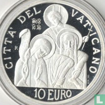 Vaticaan 10 euro 2008 (PROOF) "41st World Day of Peace" - Afbeelding 2