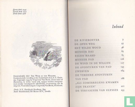 De wind in de wilgen (1966) - Grahame, Kenneth - LastDodo