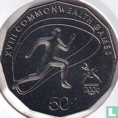 Australië 50 cents 2006 "Commonwealth Games in Melbourne - Athletics" - Afbeelding 2