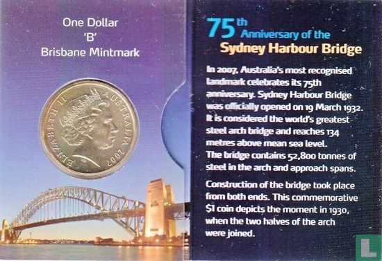 Australië 1 dollar 2007 (folder - B) "75th anniversary of Sydney Harbour Bridge" - Afbeelding 2
