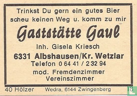 Gaststätte Gauss - Giesela Kriesch