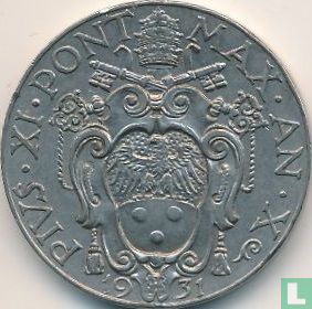 Vatican 2 lire 1931 - Image 1