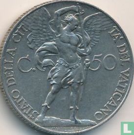 Vatikan 50 Centesimi 1931 - Bild 2