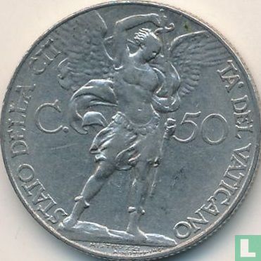 Vatican 50 centesimi 1936 - Image 2