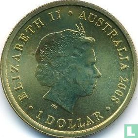 Australie 1 dollar 2008 "Green turtle" - Image 1