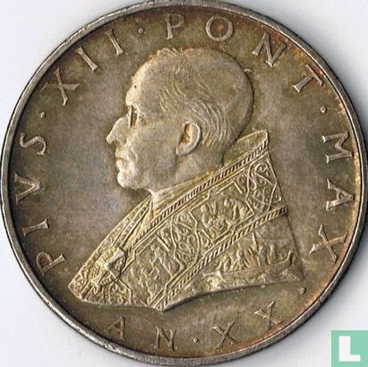 Vatican 500 lire 1958 - Image 2