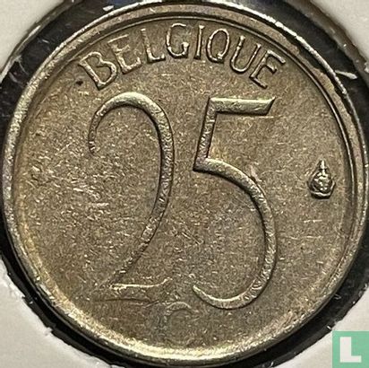 België 25 centimes 1969 (FRA - misslag) - Afbeelding 2