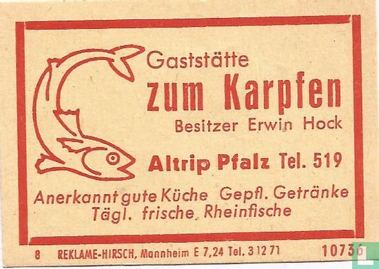 Gaststätte Zum Karpfen - Erwin Hock