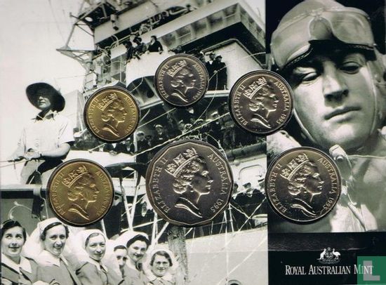 Australia mint set 1995 "50th anniversary of the end of World War II" - Image 2