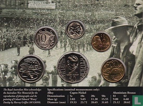 Australia mint set 1995 "50th anniversary of the end of World War II" - Image 3