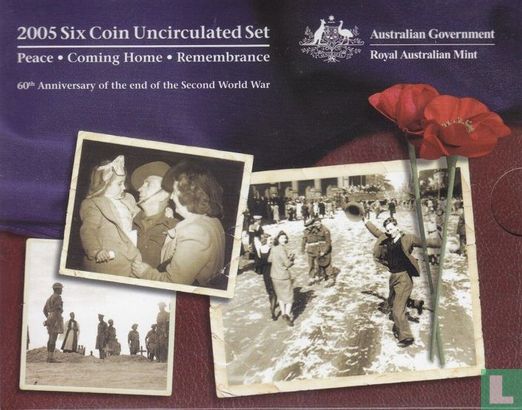 Australia mint set 2005 "60th anniversary of the end of World War II" - Image 1