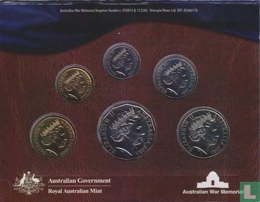 Australia mint set 2005 "60th anniversary of the end of World War II" - Image 2