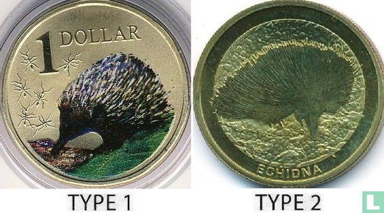 Australien 1 Dollar 2008 (Typ 1) "Echidna" - Bild 3