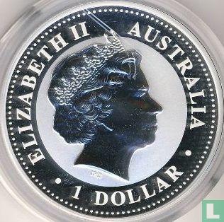 Australië 1 dollar 2009 (PROOF - type 4) "20th anniversary Australian kookaburra bullion coin series" - Afbeelding 2