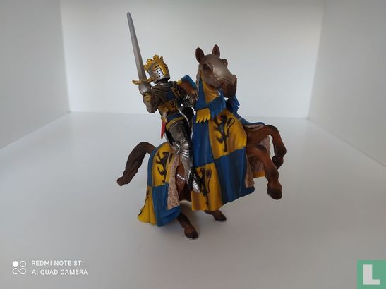 Knight on rearing horse - Image 1