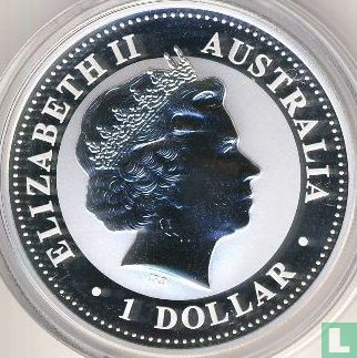  Australië 1 dollar 2009 (PROOF - type 16) "20th anniversary Australian kookaburra bullion coin series" - Afbeelding 2