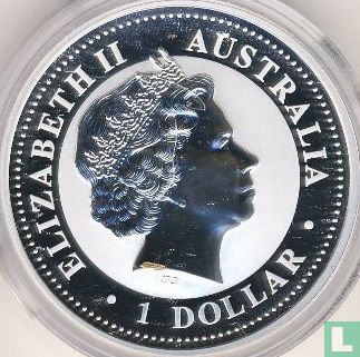 Australien 1 Dollar 2009 (PP - Typ 12) "20th anniversary Australian kookaburra bullion coin series" - Bild 2