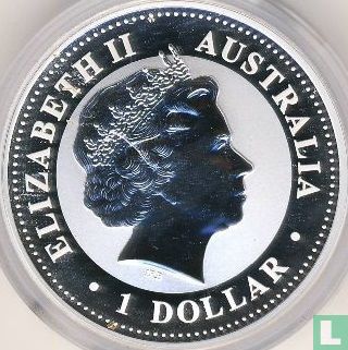 Australien 1 Dollar 2009 (PP - Typ 6) "20th anniversary Australian kookaburra bullion coin series" - Bild 2
