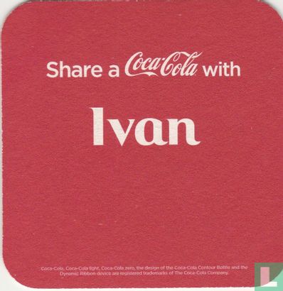  Share a Coca-Cola with Ivan /Ramon - Afbeelding 1