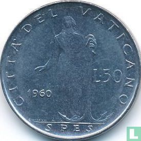 Vatican 50 lire 1960 - Image 1