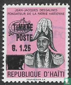  J.J. Dessalines met opdruk