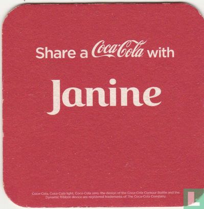  Share a Coca-Cola with Janine / Nathalie - Afbeelding 1