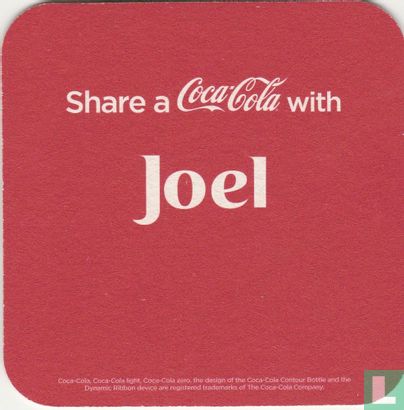  Share a Coca-Cola with  Joel /Sabrina - Afbeelding 1