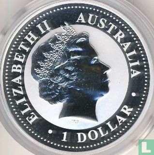 Australië 1 dollar 2009 (PROOF - type 7) "20th anniversary Australian kookaburra bullion coin series" - Afbeelding 2